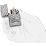 Zippo Armor 29672 — хром с объёмной гравировкой