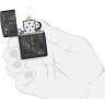 Зажигалка ZIPPO CLASSIC BLACK MATTE 49535