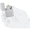 Зажигалка Zippo Satin Chrome 48782